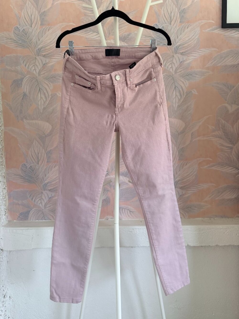 Vince Skinny Jeans Mauve Lavender Made in USA Sz 28